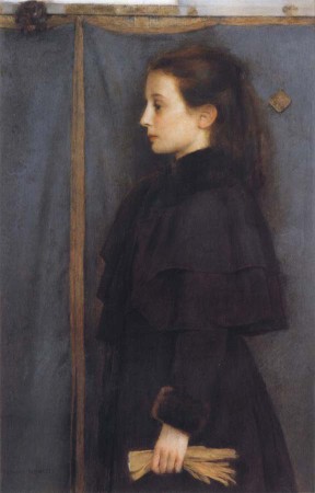 Huile de Fernand Khnopff